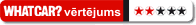 WhatCar vērtējums - 2 zvaigznītes