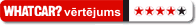 WhatCar vērtējums - 4 zvaigznītes