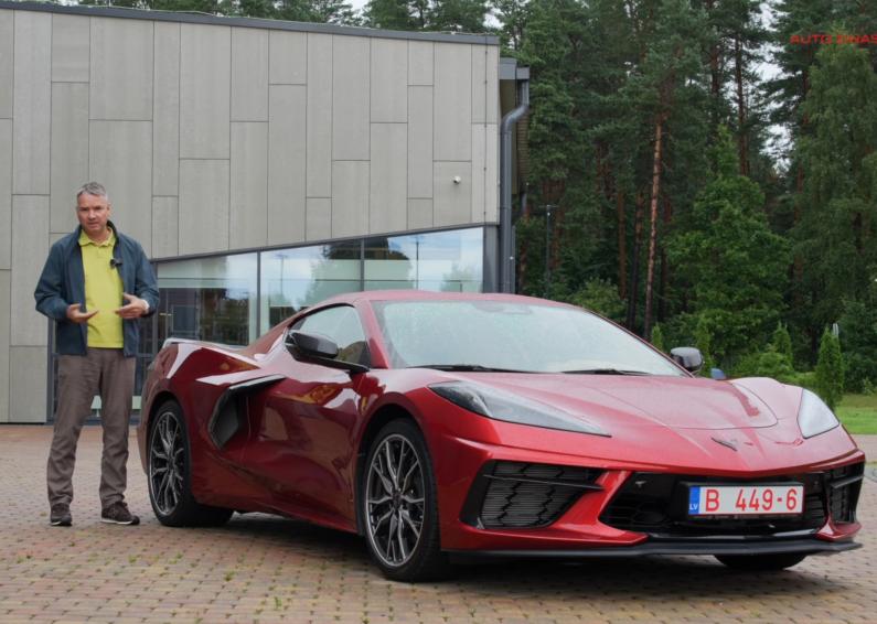 Amerikāņu sporta auto eksotika Corvette iegūst oficiālu pierakstu Latvijā