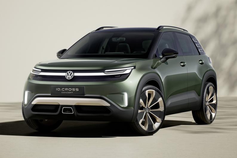Volkswagen prezentē jaunu kompakto elektrisko SUV – ID. CROSS Concept