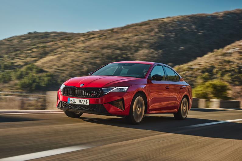 Škoda Octavia RS pirmais brauciens