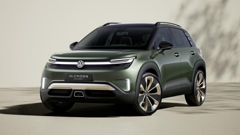 Volkswagen prezentē jaunu kompakto elektrisko SUV – ID. CROSS Concept