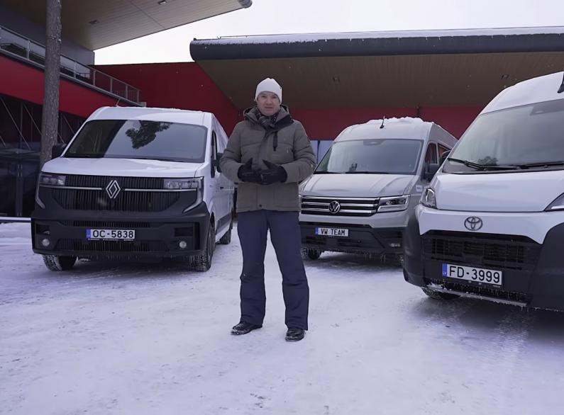 Ko nevar celt, to var vest! B kategorijas furgonu salīdzinošais tests